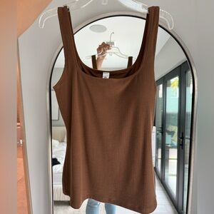 NWT ALO Brown tank with padding